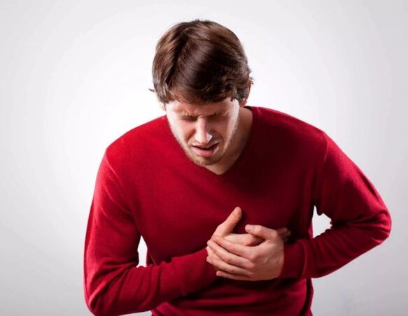 pain in heart area